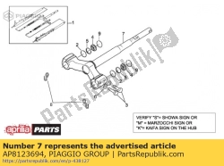 Aprilia AP8123694, Zawieszenie avant kompletne, OEM: Aprilia AP8123694