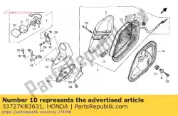 cover comp., licentie licht van Honda, met onderdeel nummer 33727KR3631, bestel je hier online: