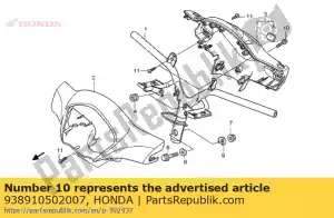 Honda 938910502007 screw-washer, 5x20 - Bottom side