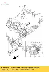 stop schroef van Suzuki, met onderdeel nummer 1360210F20, bestel je hier online: