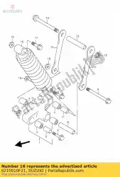 Aqui você pode pedir o conjunto absorvedor, r em Suzuki , com o número da peça 6210010F21: