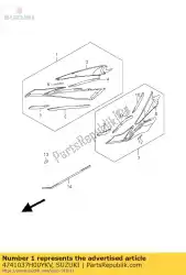 cover comp, fram van Suzuki, met onderdeel nummer 4741037H00YKV, bestel je hier online: