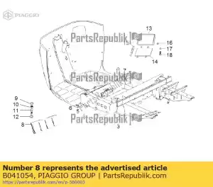 Piaggio Group B041054 proteccion - Lado inferior