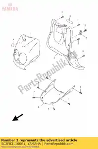 yamaha 5C2F831100S1 protezione per le gambe 1 mdynm5 - Il fondo