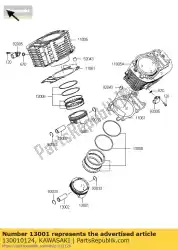 Here you can order the piston-engine from Kawasaki, with part number 130010124: