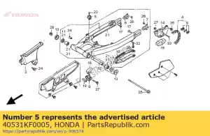 Honda 40531KF0005 articulación, unidad de mentón - Lado inferior