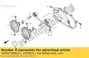 honda 34901388611 ampoule, phare (12v 35 / 35w) - La partie au fond