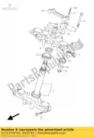 5131104F00, Suzuki, cabeza, dirección suzuki xf 650 1997 1998 1999 2000 2001, Nuevo