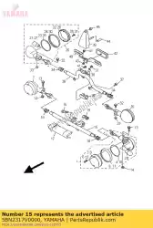 verblijf, 8 van Yamaha, met onderdeel nummer 5BN2317V0000, bestel je hier online: