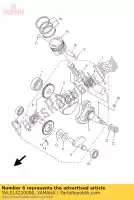 5VLE14220000, Yamaha, crank 2 yamaha  xt yb ybr 125 2005 2006 2007 2008 2009 2010 2012 2014 2017 2018 2019 2020 2021, New