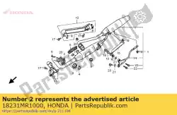 Here you can order the joint, fr. Ex. Pipe from Honda, with part number 18231MR1000: