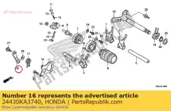 Aqui você pode pedir o comp. De rolha, tambor em Honda , com o número da peça 24430KA3740: