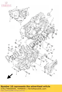 yamaha 5TA174660000 guide, chaîne - La partie au fond