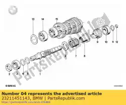 Qui puoi ordinare spessore - 22x30x0,5 da BMW , con numero parte 23211451143: