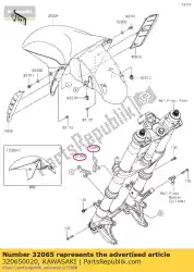 Tutaj możesz zamówić wspornik b? Otnika zx1400a6f od Kawasaki , z numerem części 320650020: