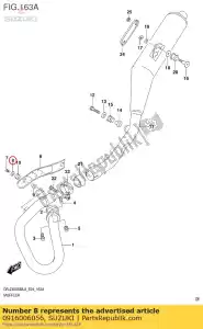 Suzuki 0916006056 washer 6.5x18x1 - Bottom side