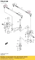 5126043G00, Suzuki, comp de fin, tige, r suzuki lt a50 quadmaster quadsport f160 quadrunner z50 4t z90 ltz50 ltz90 50 160 90 , Nouveau