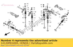 Qui puoi ordinare albero a camme comp., rr. Da Honda , con numero parte 14120MEG000: