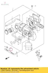 slang, isc klep van Suzuki, met onderdeel nummer 1369718H00, bestel je hier online: