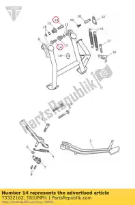 triumph T3332162 tornillo, m10x1.25x30, enc - Lado inferior