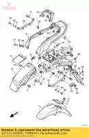 1UF2313A0000, Yamaha, parentesi graffa, forcella yamaha fzx 750, Nuovo