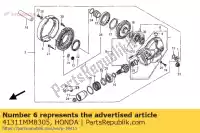 41311MM8305, Honda, geen beschrijving beschikbaar op dit moment honda vt 1100 1988 1994 1995 1996 1997 1998 1999 2000, Nieuw