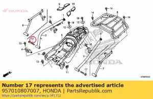 honda 957010807007 bolt, flange, 8x70 - Bottom side