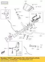 92072Y001, Kawasaki, Gruppo musicale kawasaki kvf300 brute force 300 kfx50 kfx90 50 90 , Nuovo