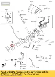 Ici, vous pouvez commander le bande auprès de Kawasaki , avec le numéro de pièce 92072Y001: