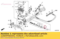 Tutaj możesz zamówić pr? T, pchanie od Honda , z numerem części 22884MB0006:
