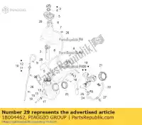 1B004462, Piaggio Group, inserte el tanque piaggio liberty rp8ca1100 rp8ca1200 rp8cd1100 rp8m89130, rp8ma4110, rp8ma4111 rp8m89200, rp8ma430 rp8md4100 rp8md4200l zapc546b zapm898g 50 125 150 2016 2017 2018 2019 2020 2021 2022, Nuevo