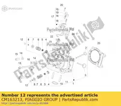 Aquí puede pedir almohadilla calibrada 3. 00 mm de Piaggio Group , con el número de pieza CM163213: