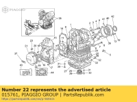 015761, Aprilia, parafuso m6x30, Novo