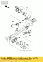 230371216, Kawasaki, lamp-assy-signal,fr en450-a1 kawasaki ltd vn 450 750 1985 1986 1987 1988 1989 1993 1994, New