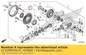 Honda 41320MFR670 pokrywa sub assy, ??fi - Dół