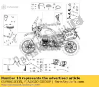 GU98610335, Piaggio Group, binnenzeskantschroef m6x18     , Nieuw