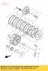 Tutaj możesz zamówić spr?? Yna ? Ciskana (5g1) od Yamaha , z numerem części 905012073500: