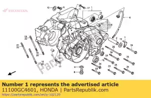 Honda 11100GC4601 comp carter de vilebrequin, - La partie au fond