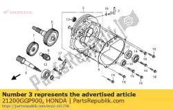 Qui puoi ordinare nessuna descrizione disponibile al momento da Honda , con numero parte 21200GGP900: