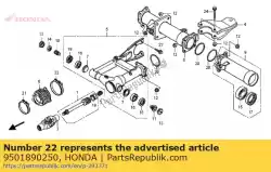 Here you can order the band, air cleaner connect from Honda, with part number 9501890250: