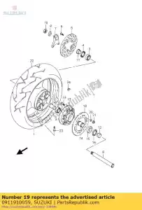 suzuki 0911910059 tornillo - Lado inferior