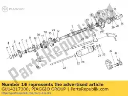 sluitring 22. 1x32x2 van Piaggio Group, met onderdeel nummer GU14217300, bestel je hier online: