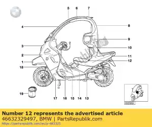 bmw 46632329497 covering left - Bottom side