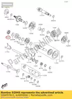 92045Y023, Kawasaki, Cuscinetto a sfere, 6303 kvf300ccf kawasaki  brute force j kvf 125 300 700 2012 2013 2015 2016 2017 2018 2019 2020 2021, Nuovo