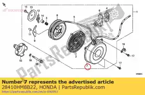 honda 28410HM8B22 case comp., recoil starter - Bottom side