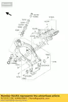 921531128, Kawasaki, ?ruba, gniazdo, 10x35 kawasaki zx6rr ninja k zx6r j m zx9r f zx 6r 9r 6rr 600 900 , Nowy