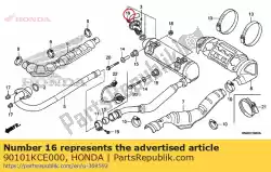 Aquí puede pedir perno, brida, 6x10 de Honda , con el número de pieza 90101KCE000: