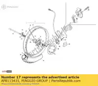 AP8113431, Piaggio Group, Pads paar aprilia pegaso rx marce 125 0 3 5 50, Nieuw