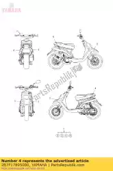 Qui puoi ordinare grafico da Yamaha , con numero parte 2B7F17895000: