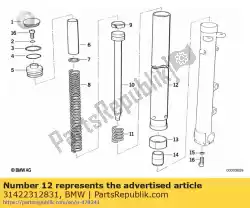 Ici, vous pouvez commander le chandelier (à partir du 08/1991) auprès de BMW , avec le numéro de pièce 31422312831: